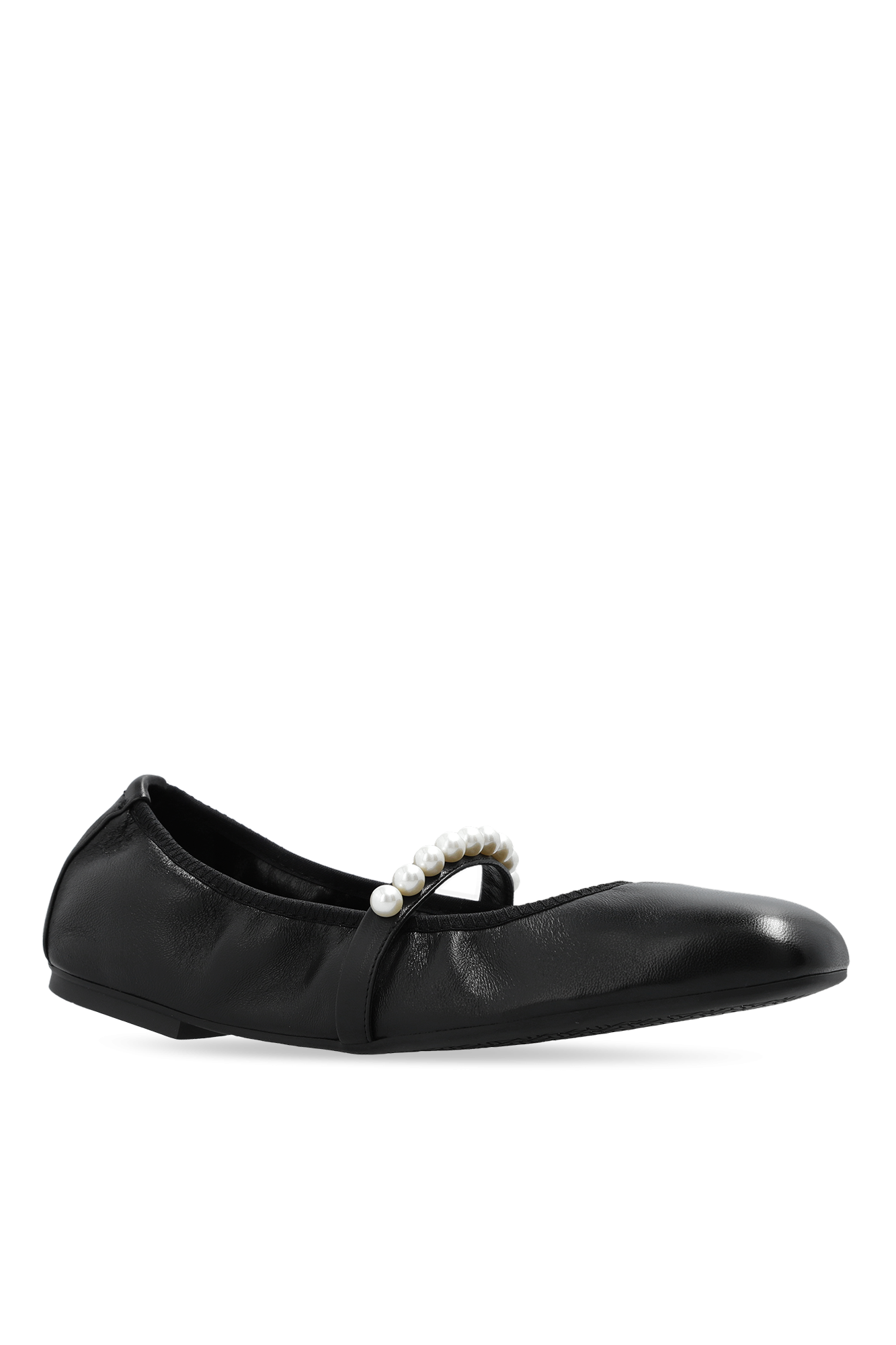 Stuart weitzman capture sale leather ballet flats